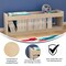 Flash Furniture Bright Beginnings Commercial Modular Wooden Classroom 2 Sided, 3 Section, Natural MK-KE24596-GG - alternate 7